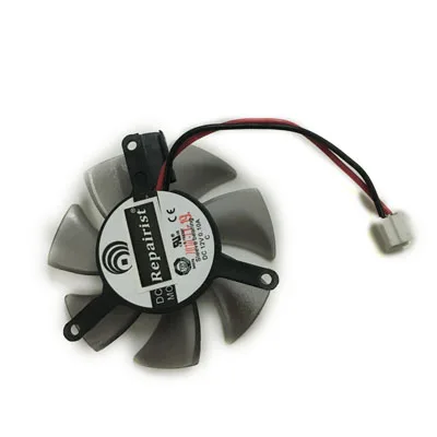 PLD05010S12L GPU VGA кулер диаметр 50 мм 4,5 см PLD05010S12L/T125010SL 2pin видеокарта охлаждающий вентилятор для MSI Powercolor ZOTAC карта охлаждения - Цвет лезвия: PLD05010S12L