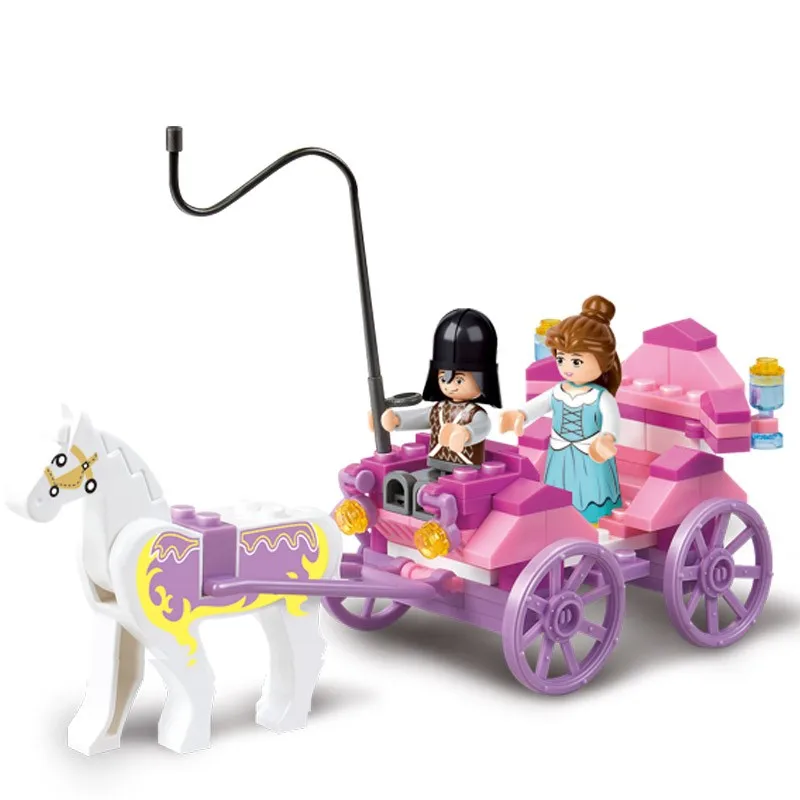 Девочка друзья Снэк автомобиль доставка Compatibie Legoings Строительные блоки Набор