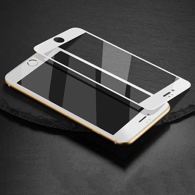 3D полное покрытие экрана протектор для iPhone X 8 7 plus 6 6S небьющееся стекло на XS MAX XR