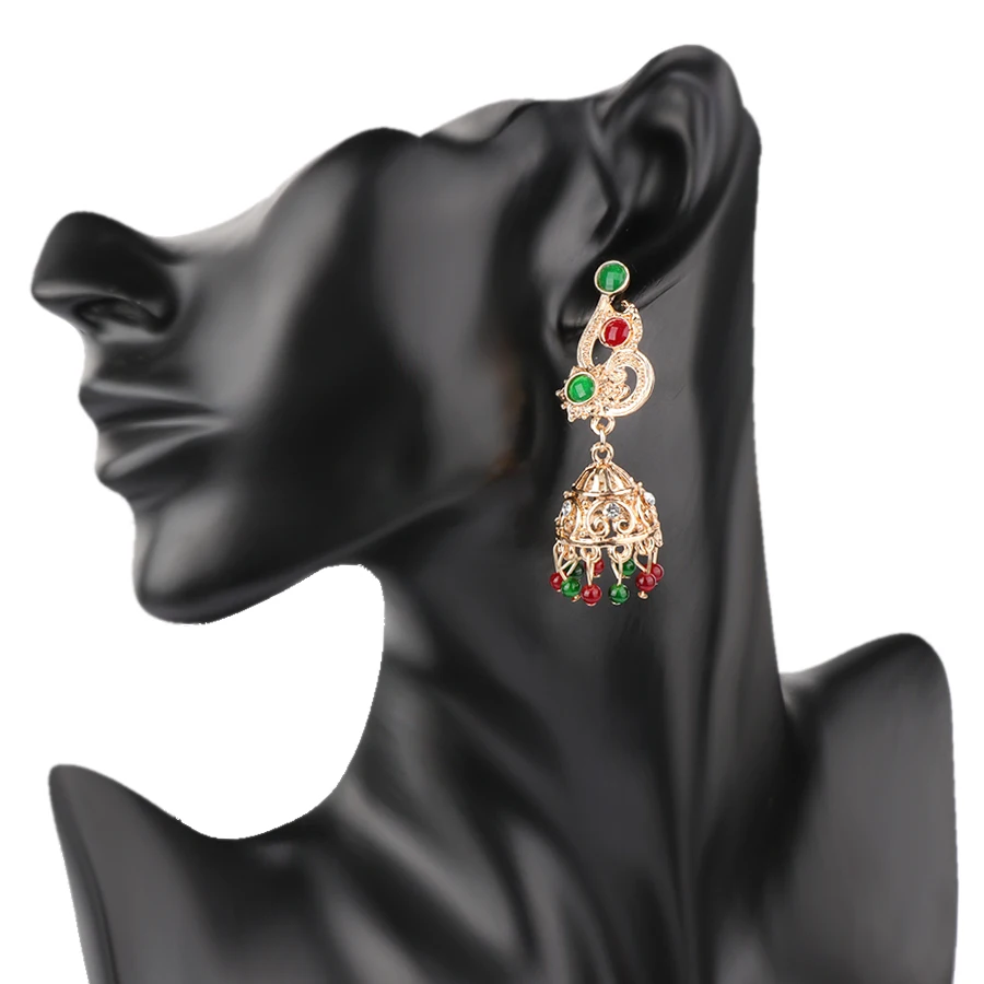 Винтажные серьги-подвески Kinel из натурального камня и смолы модные турецкие