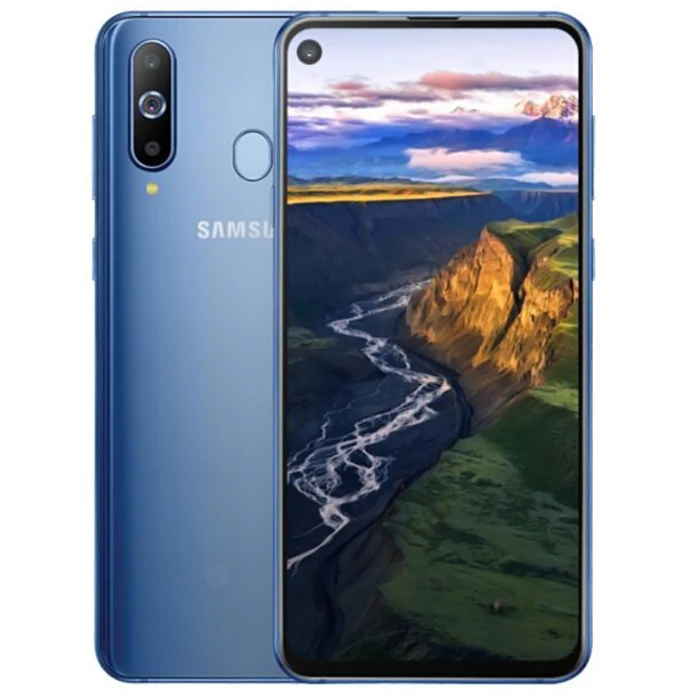Мобильный телефон samsung Galaxy A8s 4G LTE 6 4 дюймов Android 9 0 четыре ядра 8 ГБ ОЗУ 128 Гб ПЗУ Мп +