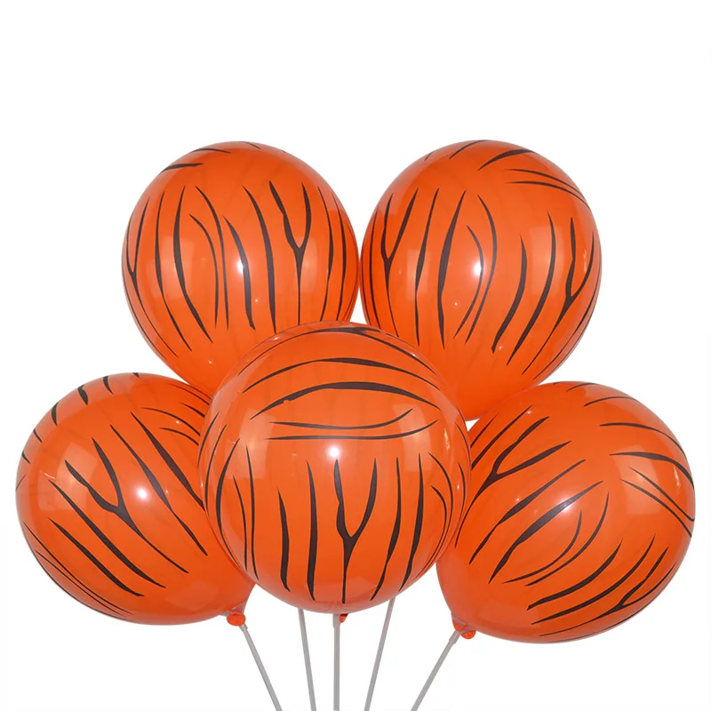 5pc Paw print 2 Воздушные шары на день рождения для мальчиков, вечерние шары в виде динозавра, животных, джунглей, Декоративные искусственные тропические Пальмовые Листья - Цвет: 5pc Paw print 2
