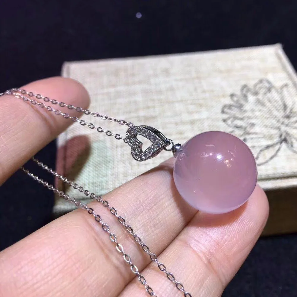 

1pcs Natural rose mozambican starlight crystal pendant points heal to give your best gift to a friend
