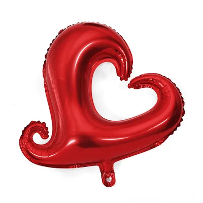 Free Shipping New 50pcs / lot18 inch hook heart aluminum balloon birthday party decoration toys children wholesale |