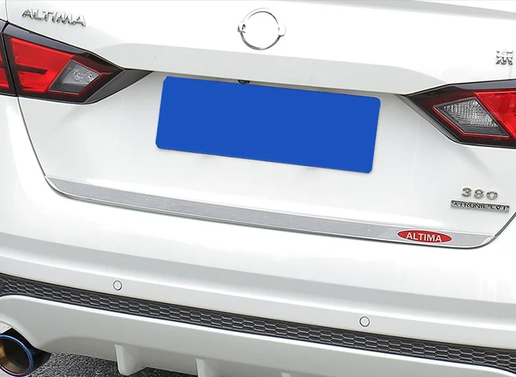 Для Nissna Altima (L34) 2019 2020 крышка задней двери из нержавеющей стали отделка молдинг