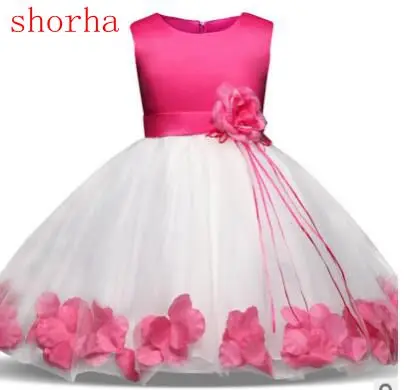 

Fashion Floral Children Baby Dresses Girl Wedding Party Princess 5-16 Year Birthday Girls Dress Girls Rose Dresses