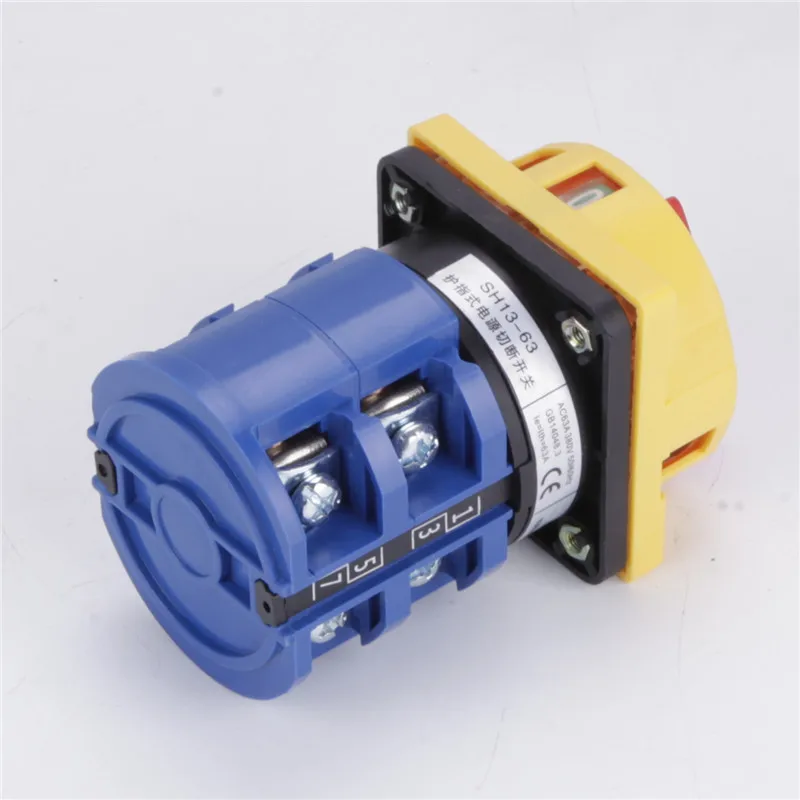 LW26GS-63 63A Padlock Rotary Switch AC 440V Ui 690V OFF-ON 2 position 4 Poles 8 terminals Power | Обустройство дома