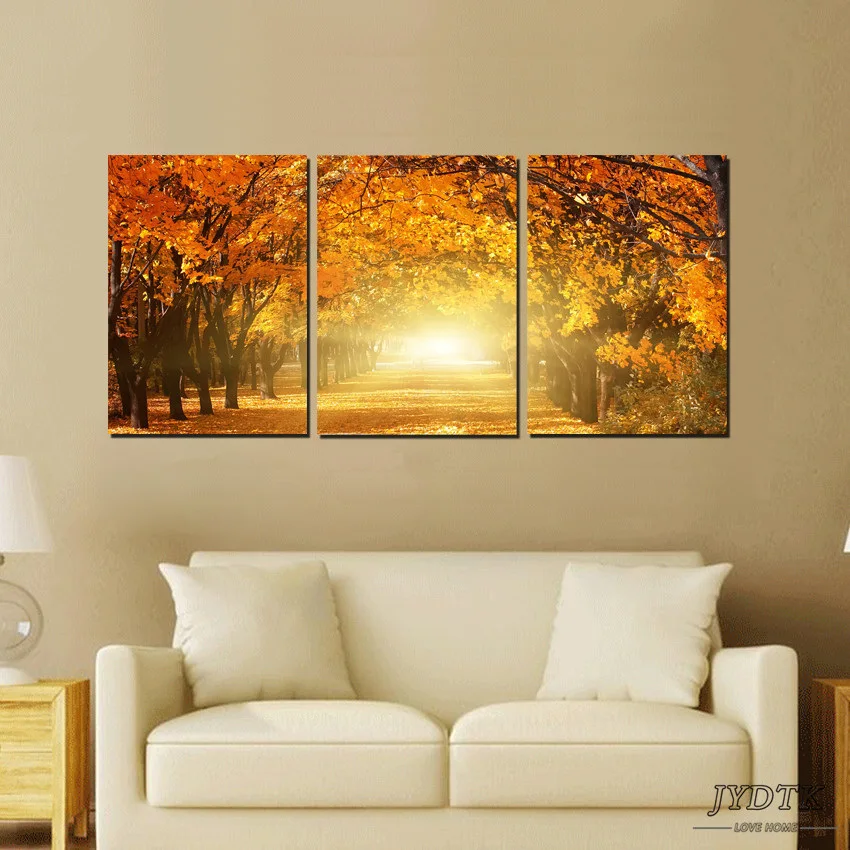 Пакет почты Семья украшения парусина принт Настенная роспись 3 без рамы картина