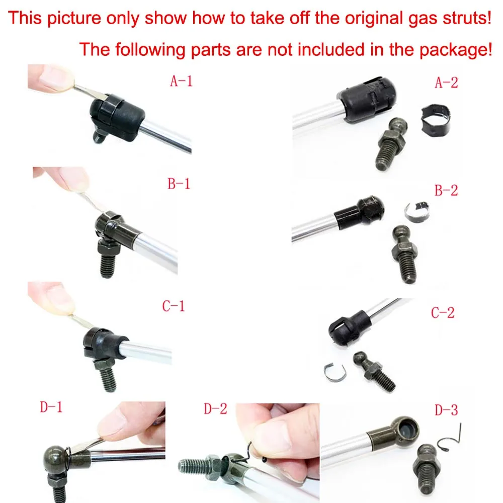 Rear Tailgate Dampers for Subaru Levorg 1st (VM) 2014-2020 Station Wagon Trunk Boot Lift Supports Gas Struts Shock Absorber Prop images - 6