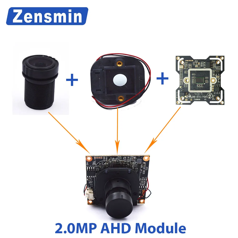 Zensmin 4in1 CMOS HDIS AHD модуль камеры 1080 P поддержка OSD Поддержка UTC низкой освещенности