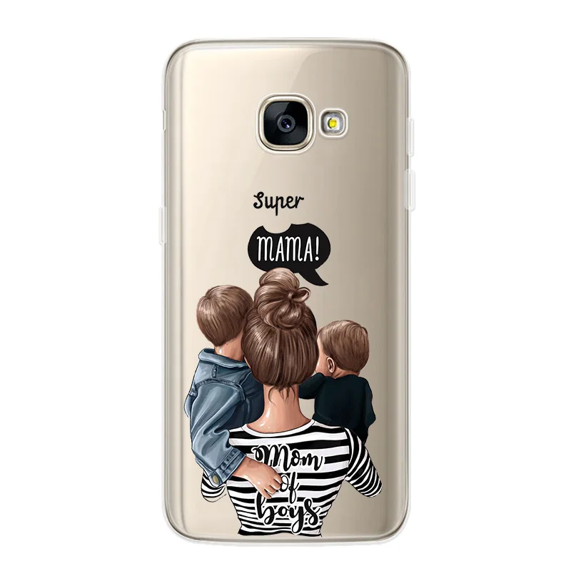 WM05687 Ciciber супер мама девочка мальчик чехол для телефона для samsung Galaxy A8 A9 A6S Plus PRO A5 A3 A7 Мягкий силиконовый чехол Funda - Цвет: WM05687