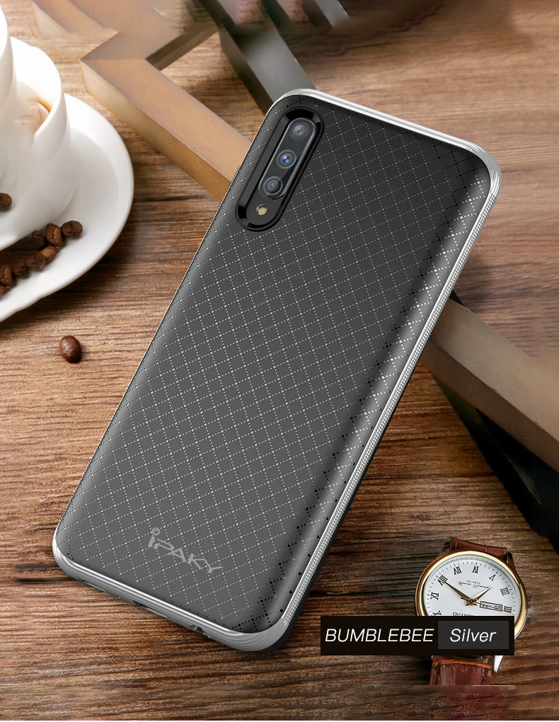 Для samsung A50 A70 A30 Чехол iPaky оригинальная рамка+ силиконовая задняя крышка чехол для мобильного телефона для Galaxy A10 A20 прочная Броня