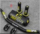 B Black 810 мм защитная подушка на руль коническая ручка ручки с ЧПУ руль зажим Жир Бар 1-1/" велосипед ямы мотокросса для мотоцикла Руль 28 мм - Цвет: B Black