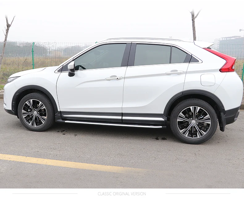 Подходит для Mitsubishi Eclipse Cross- ножная доска боковая панель ходовая доска педали. Утолщенный алюминиевый сплав. Азия