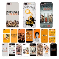houstmust orange is the new black colorful cute phone accessories case for iphone 8 7 6 6s plus 5 5s se xr x xs max coque shell