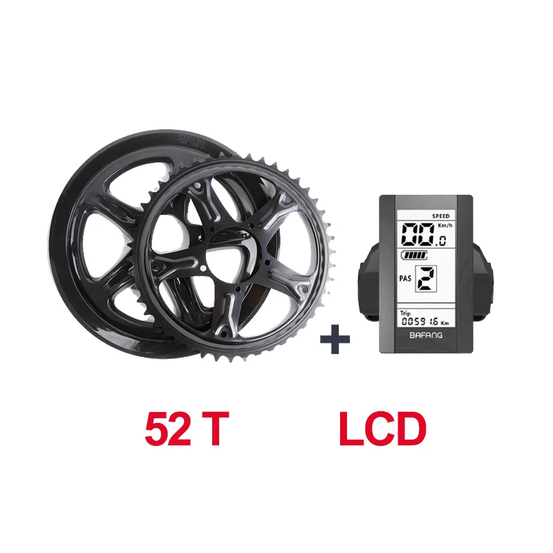 36V 350W 52T C965 Bafang BBS01B BBS01 350 W электрический велосипед ebike conversion kit elektrische fiet moteur electrique velo Электрический мотор электро двигатель - Цвет: 36V 350W 52T C965