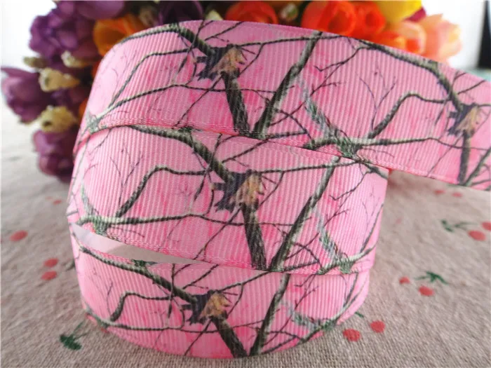 4 Edoyoyo 7/" 22 мм 5 ярдов корсажные ленты с принтом листьев DIY ленты полиэстер банты для волос материалы ручной работы 18092701 - Цвет: 4