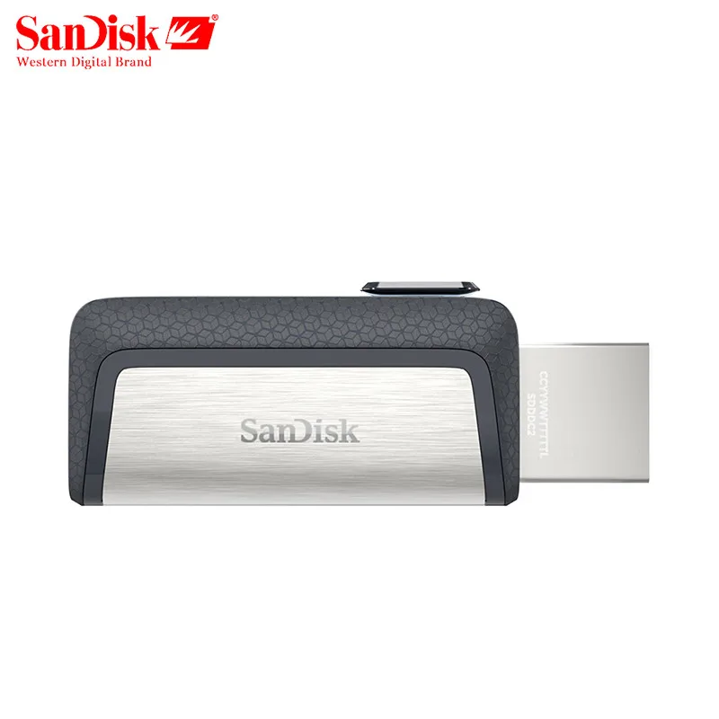 Sandisk SDDDC2 флеш-накопитель 32 Гб OTG USB флеш-накопитель 128 Гб 64 Гб type-C USB накопитель с двумя дисками USB 3,1 высокая скорость