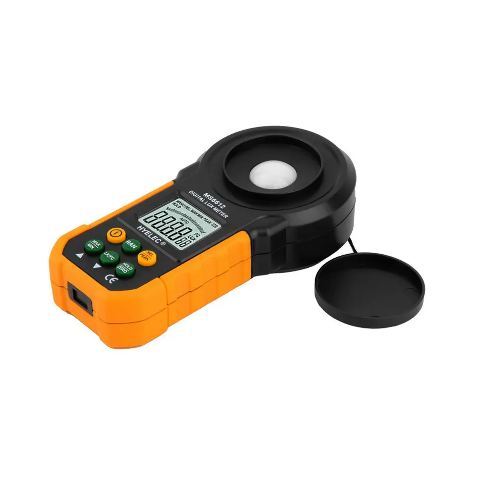 1 шт. Профессиональный MS6612 Цифровой Люксметр 200000 люкс Light Meter Тесты Spectra Авто