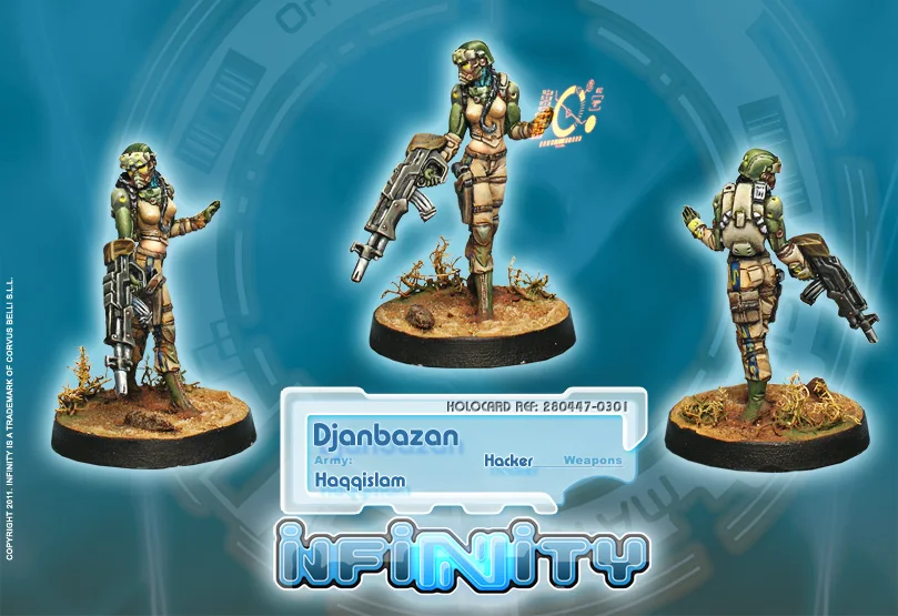 

model kit resin kit Avatars of War 28274 Haqqislam Djanbazans (Hacker)