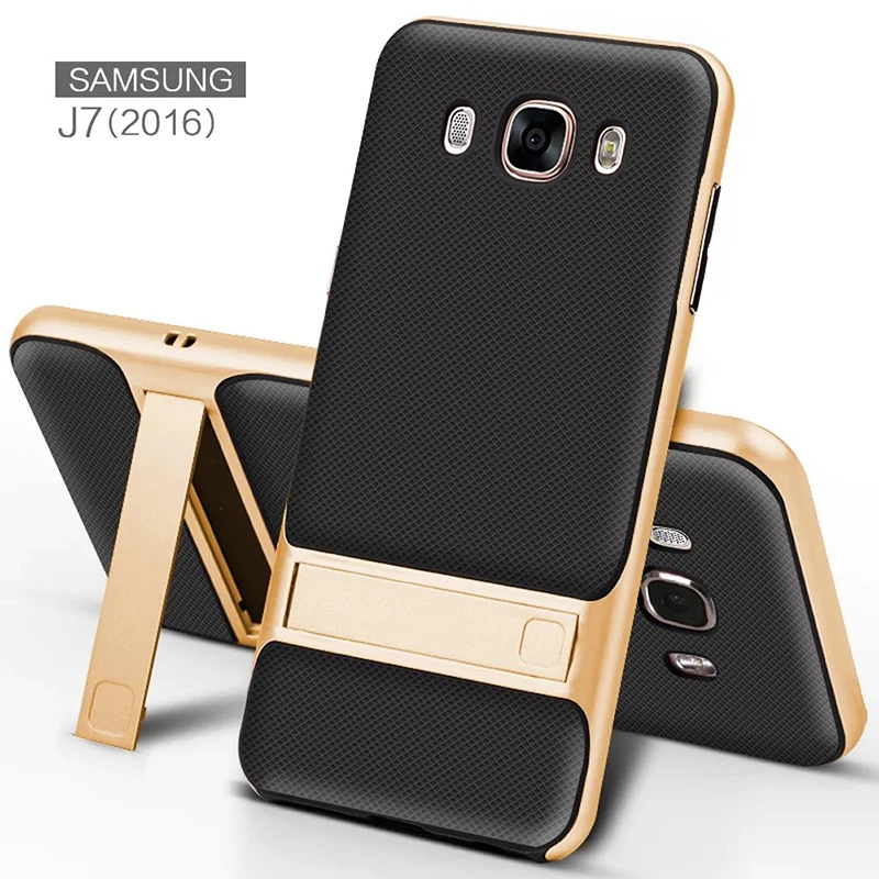 Чехол YonLinTan для Samsung Galaxy J7 2016 / 2017 J730 силиконовый оригинальный с задней стороны 360 телефон с держателем.