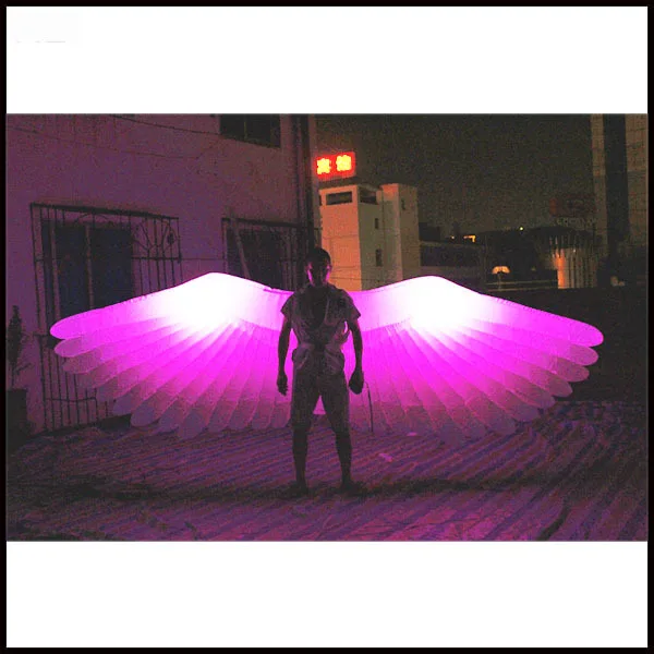 Бесплатная доставка длина 4 м белый цвет надувные крылья ангела|wing wing|wings angelwing