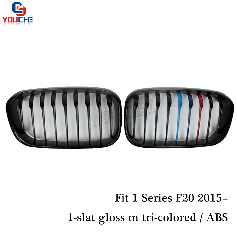 F20 лицевая сторона Замена переднего бампера Решетка почек гриль сетка для BMW 1