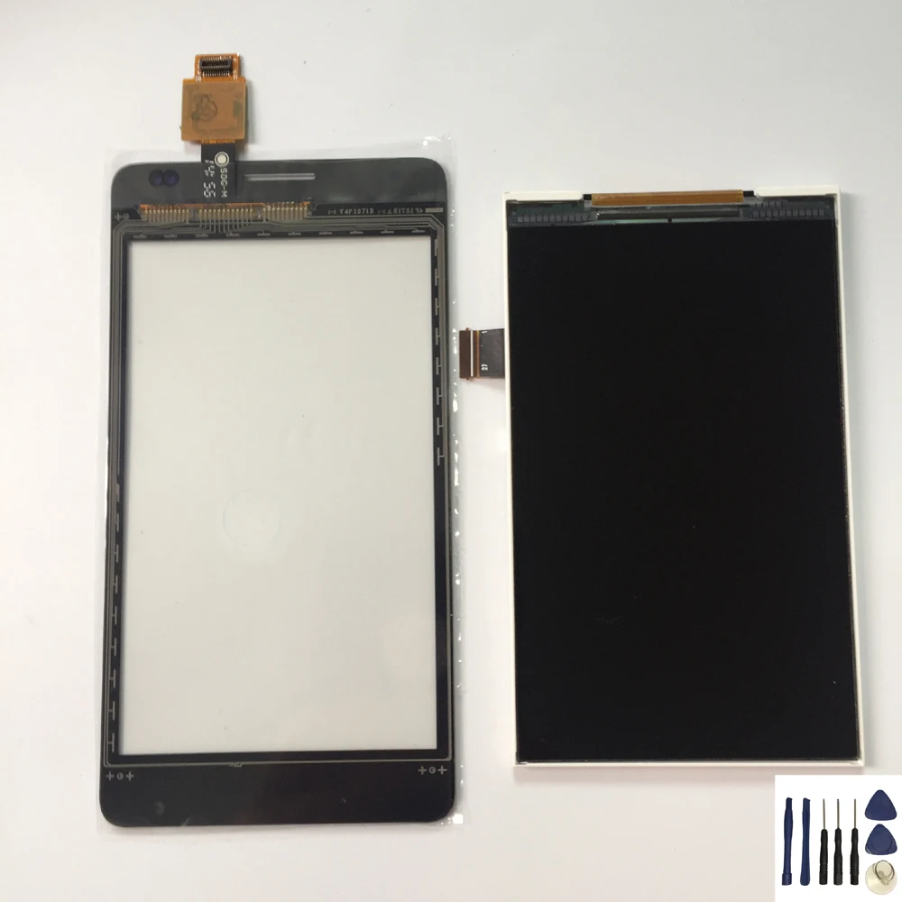 Для Sony Xperia E1 Dual D2004 D2005 D2104 D2105 Сенсорная панель дигитайзер + ЖК дисплей монитор
