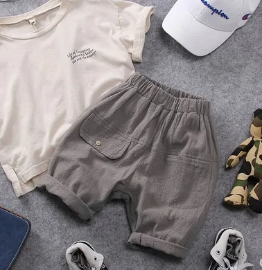 only pant Рост 90-130 см, штаны, 1 предмет, новинка года, летние модные удобные хлопковые брюки средней длины для мальчиков, детские летние штаны - Цвет: only pant