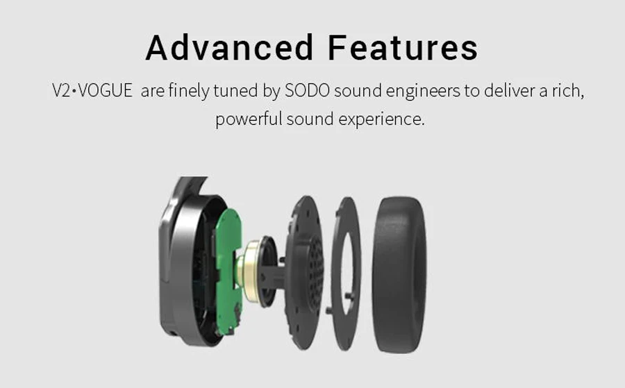 Оригинальные удобные беспроводные наушники SODO V2, NFC, 2 в 1, Twist-out, Bluetooth, динамик, наушники с микрофоном для ПК и мобильных телефонов