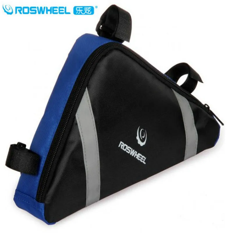 Велосипедная сумка ROSWHEEL быстросъемная треугольная сумочка из пвх на переднюю
