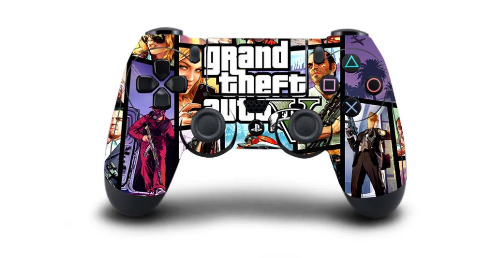1 шт. Grand Theft Auto V GTA 5 наклейка для PS4 виниловая наклейка, стикер для sony PS4 Игровые приставки 4 Dualshock 4 наклейки на контроллер