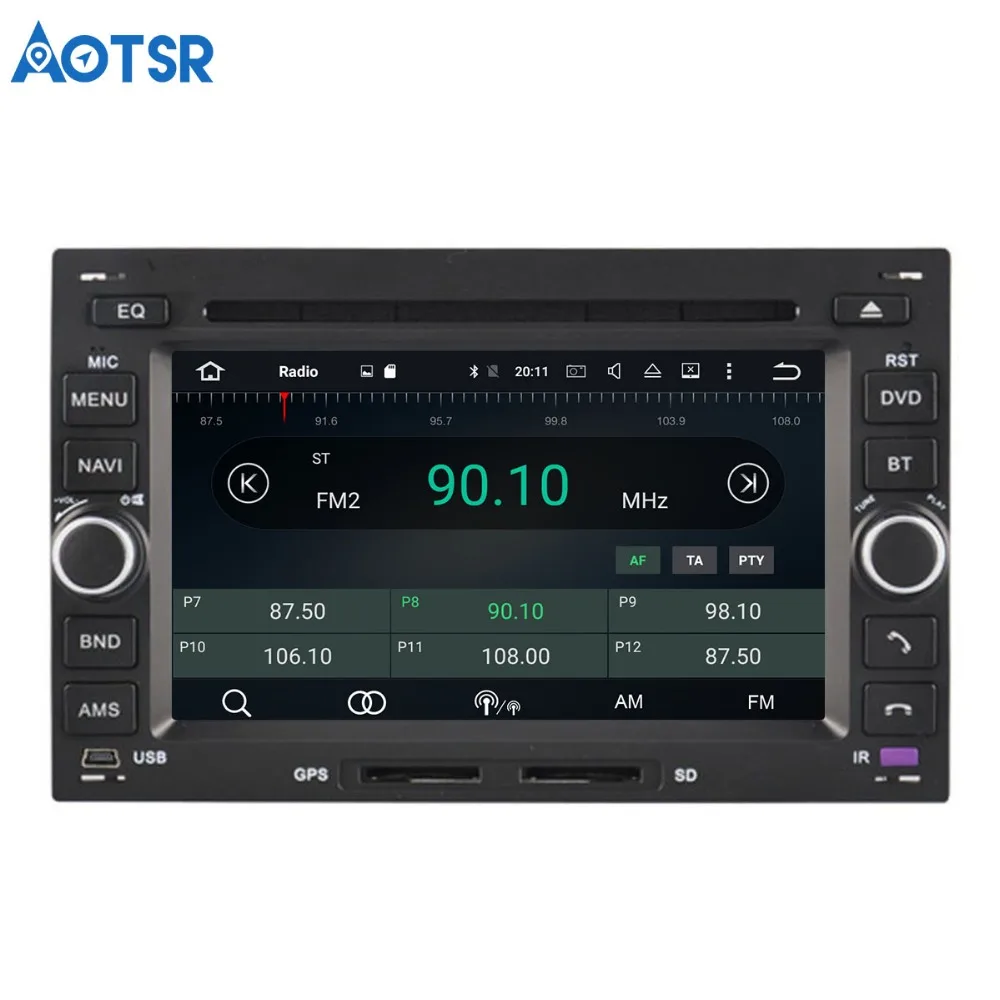Aotsr Android 7 1 автомобильный стерео GPS навигатор DVD видео плеер для VW PASSAT B5/GOLF