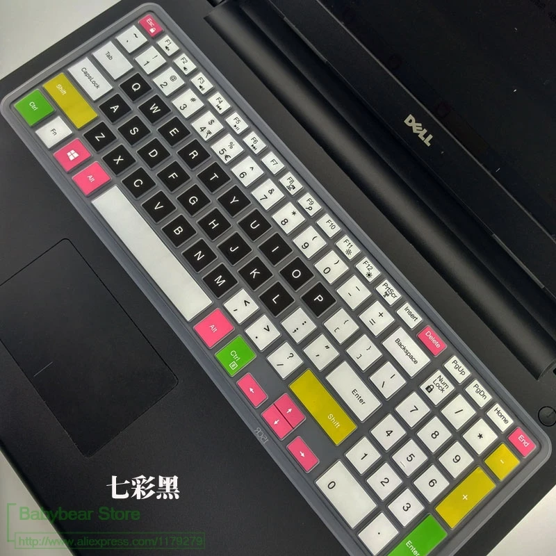 15 6 дюймовый силиконовый чехол для клавиатуры ноутбука Dell Vostro 5568 3568 V3568 vostr15 5000 v5568