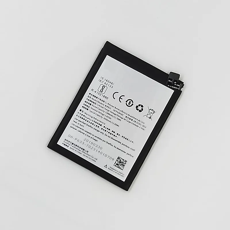 BLP633 3400mAh запасная батарея для OnePlus 1 + 3T One Plus Three T батареи телефона | Мобильные