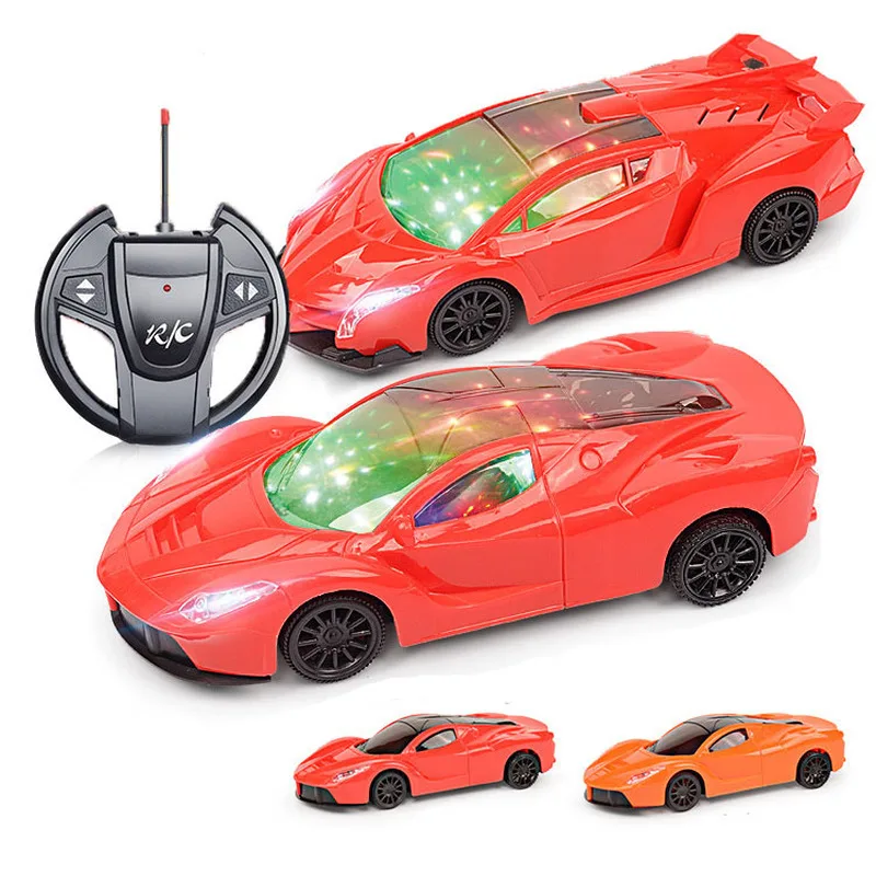 4 канала 22 см RC автомобиль игрушка светодиодный светильник Электрический робот спортивный автомобиль модели игрушки подарки на день рождения для мальчиков