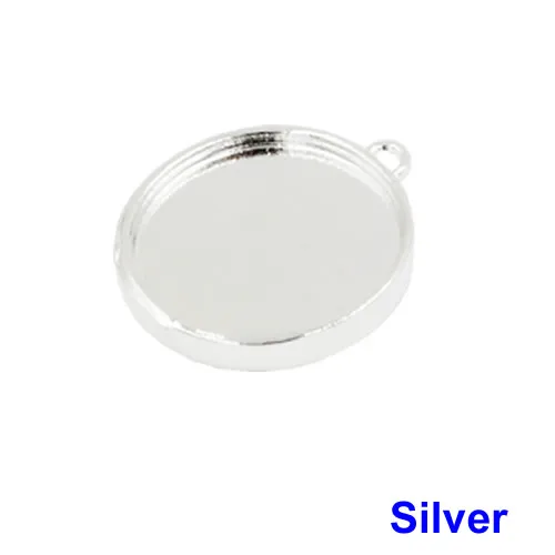 Двойная боковая рамка 12 мм с одним кольцом из сплава под старину серебро