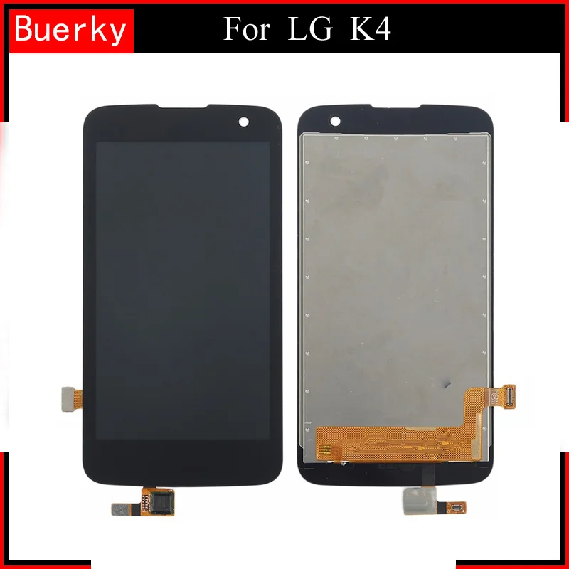 Bkparts 5 шт. ассамблеи с бесплатной доставкой для lg k4 k120 полный жк-дисплей сенсорным