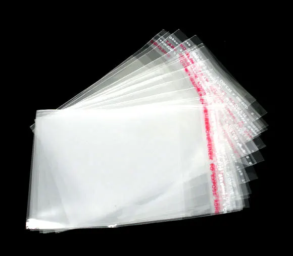 shipping-200Pcs, прозрачные Самоклеющиеся пластиковые пакеты 9x6 см(полезное пространство 7x6 см) бусины, подарочная упаковка для ювелирных изделий M0854
