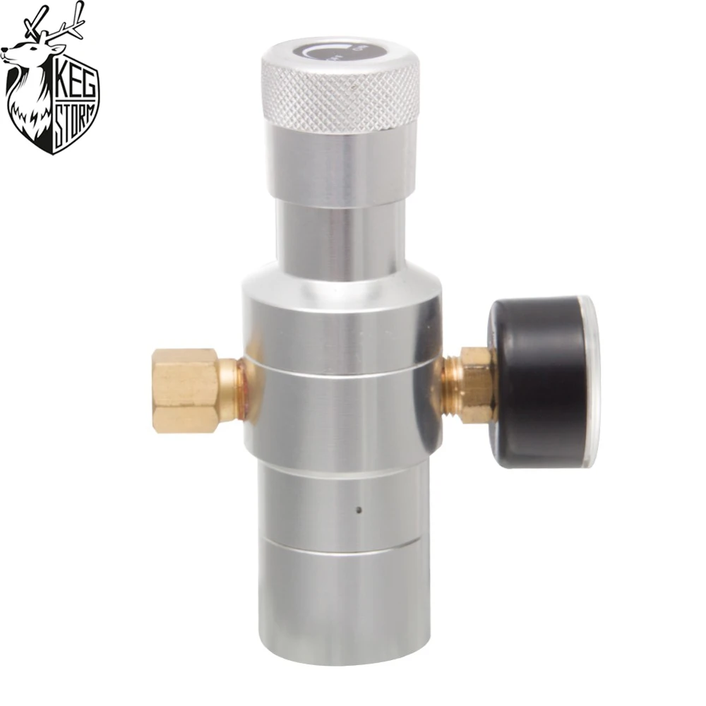 2 шт. бочонок STORM CO2 газовый регулятор зарядное устройство 0-30Psi 3/8 5/8 для домашнего