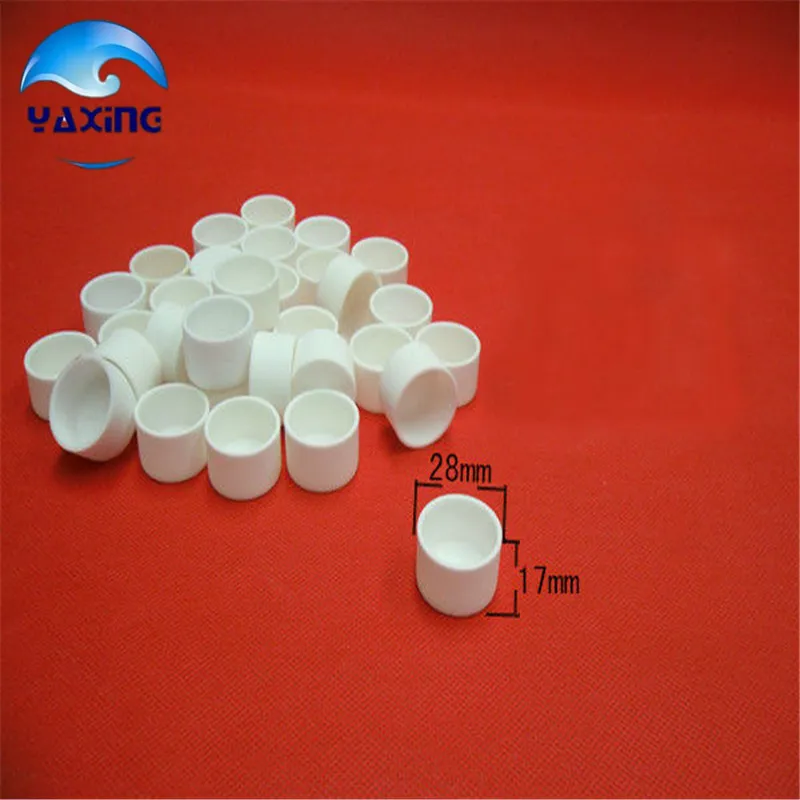 Цилиндрический 99% чистый глиноземный тигель 5 мл|alumina rod|crucible furnacealumina manufacturer |