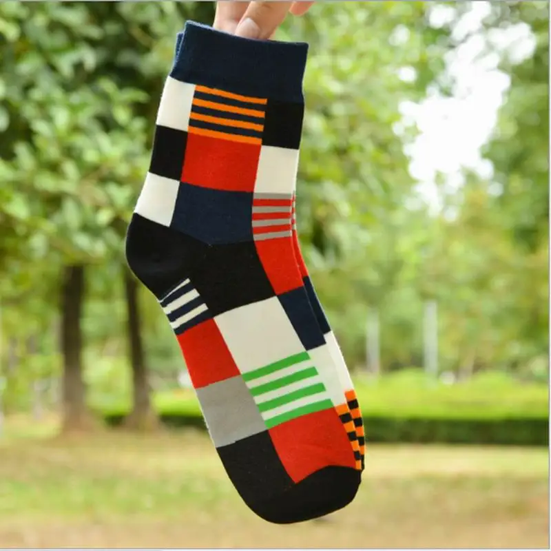 Носки мужские хлопок цвет в ассортименте 3 пары | Мужская одежда