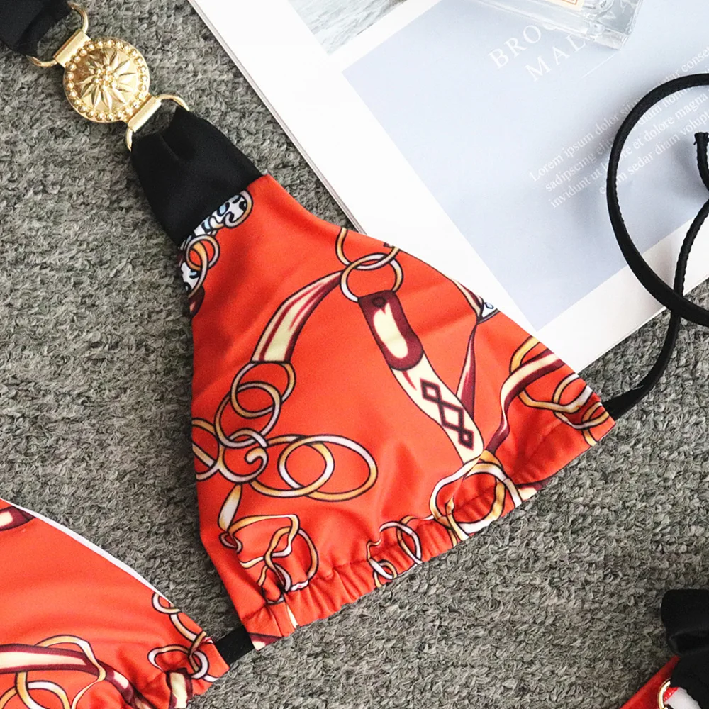 Стразы бикини 2019 женский купальник из двух частей с кристаллами сексуальный