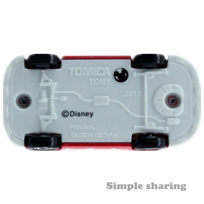 Takara Tomy Tomica Pixar Disney Motor DM 15 Minnie Mouse автомобиль литый под давлением миниатюрный набор