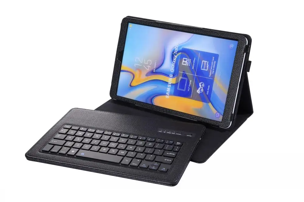 Bluetooth клавиатура кожаный чехол для samsung Galaxy Tab A A6 10,1 10,5 T580 T585 T590 T595 SM-T580 SM-T585 чехол Funda
