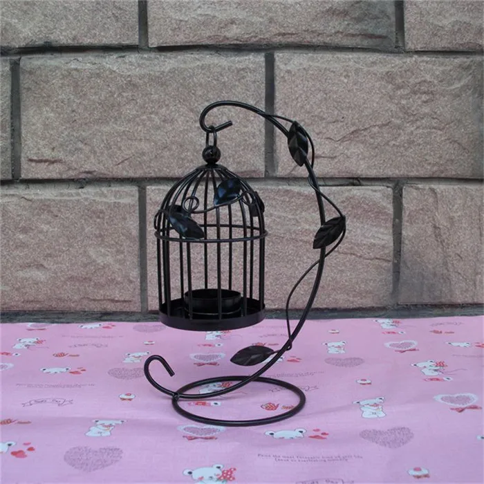 Candle Holder L Винтажные Ретро украшения для дома металлический Железный фонарик со свечой высокий большой портативный подсвечник Европейский чайный светильник подсвечник - Цвет: Candle Holder L