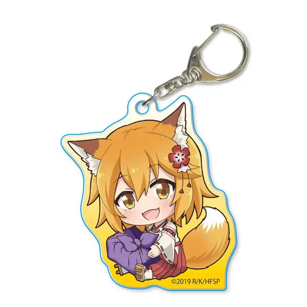 9 Аниме брелок Sewayaki kitsune no senko-san fox miss двусторонний брелок для ключей косплей мультфильм взрослые дети унисекс брелок кулон - Цвет: 9