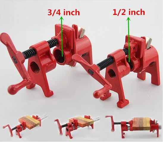 Сверхмощный трубный зажим Деревообрабатывающие инструменты типа качалка 1/2
