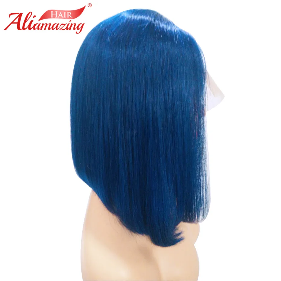 Волосы Али Amazing короткие волосы в виде Боба бразильские Remy прямые кружевные