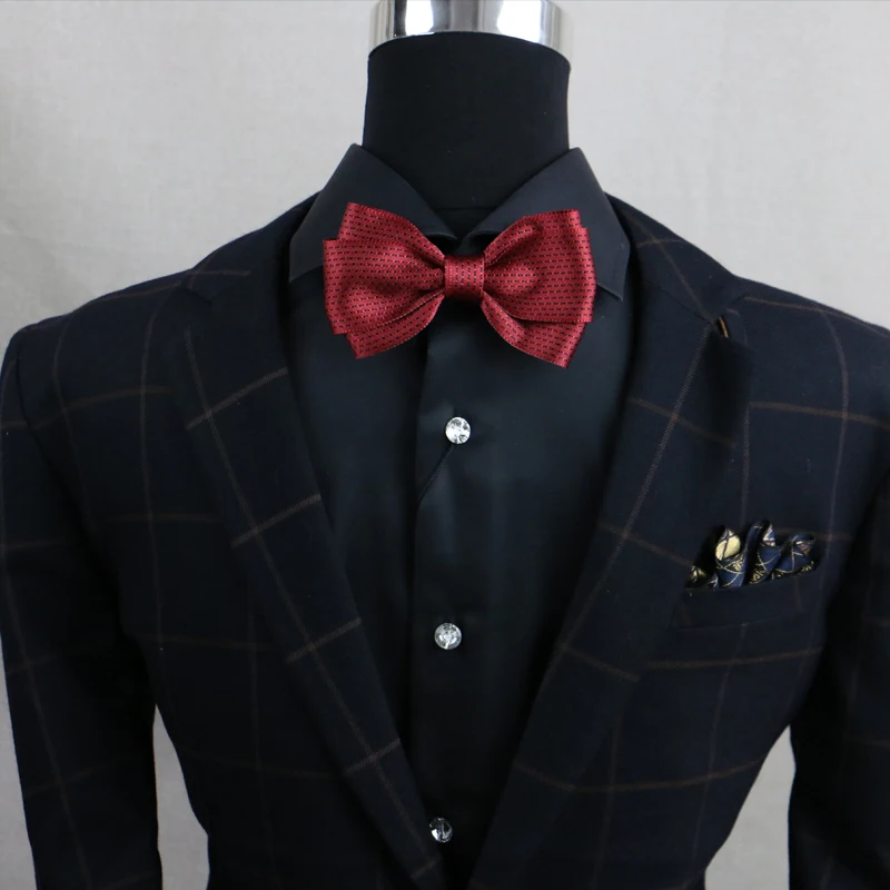 Мужской галстук-бабочка из полиэстера 3 цвета | Аксессуары для одежды